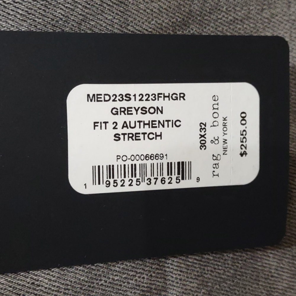 Rag & Bone greyson fit 2 Authentic Stretch - Picture 7 of 17